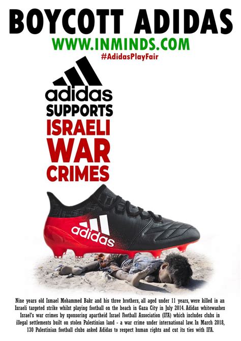 adidas steunt israel|Adidas support in Israel.